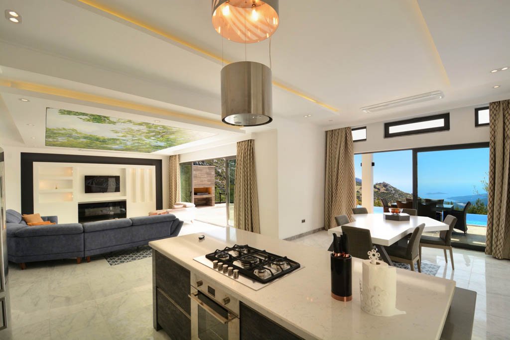 Luxury Villa with Sea & Mountain Views in Kalkan İslamlar, Antalya