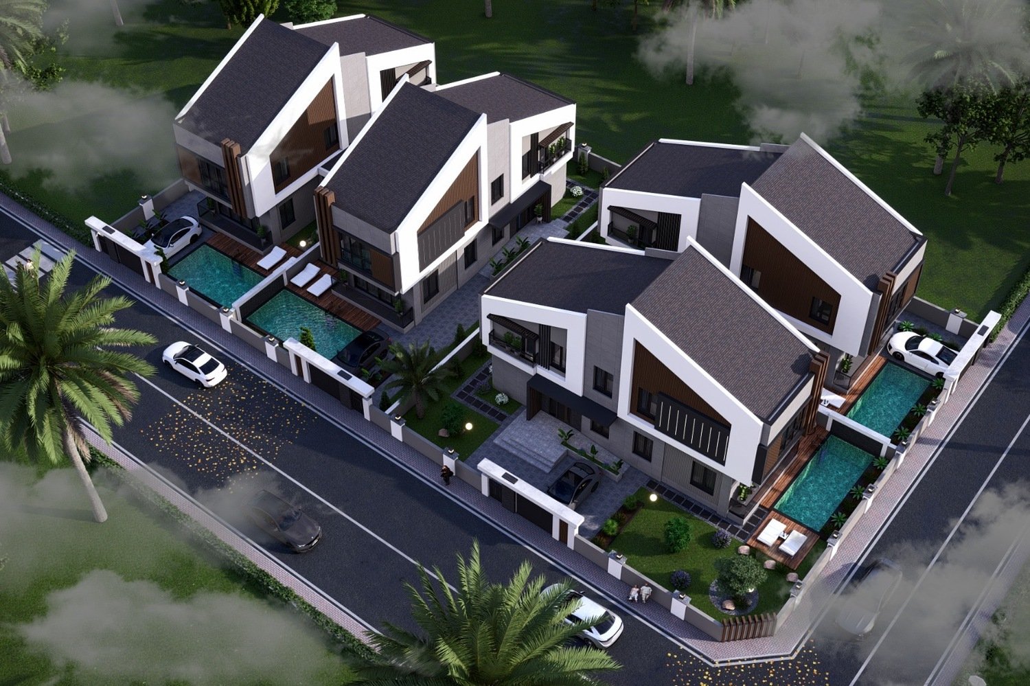 Luxury Villas in Antalya with Mountain Views for Sale