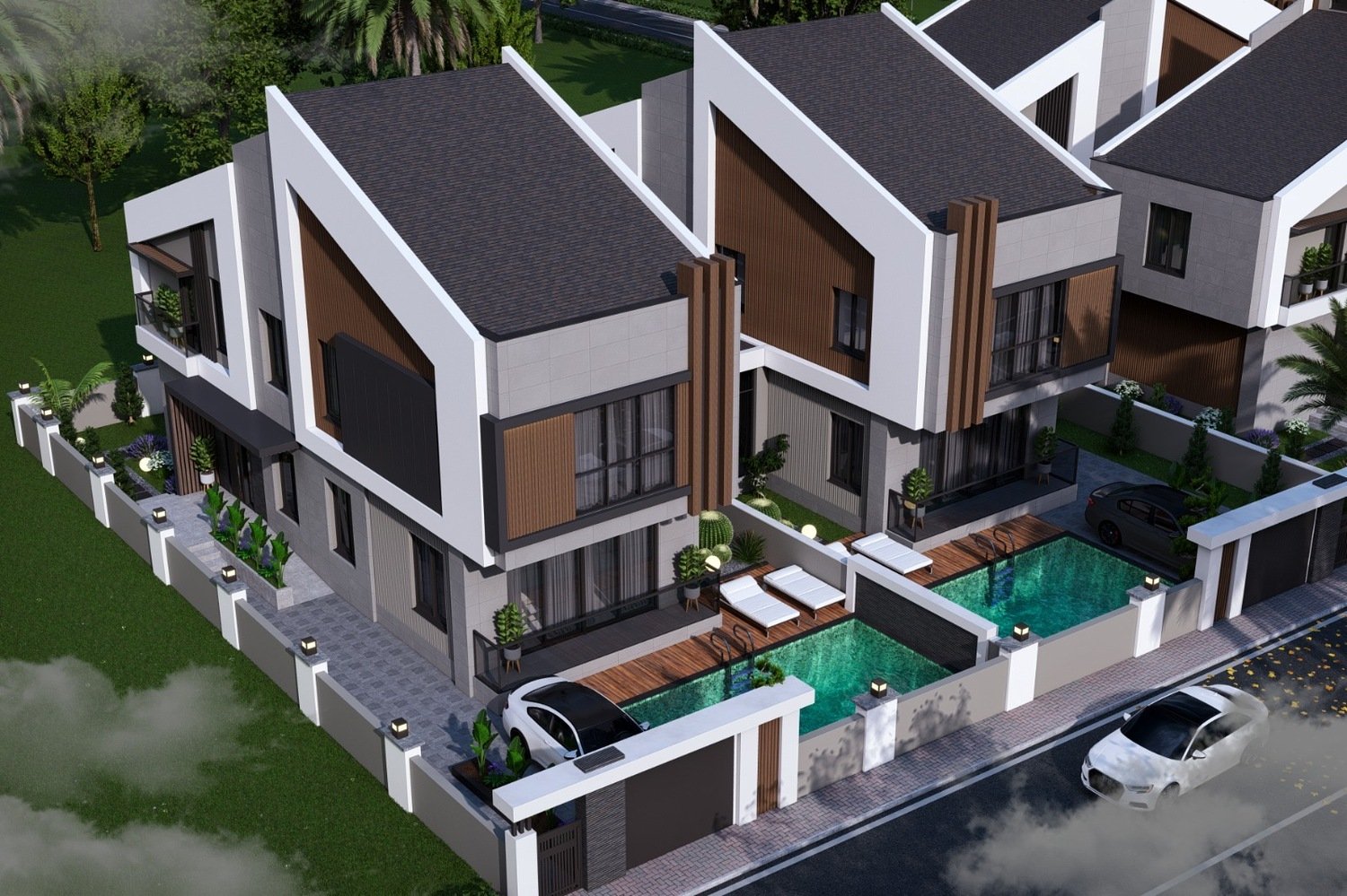 Luxury Villas in Antalya with Mountain Views for Sale