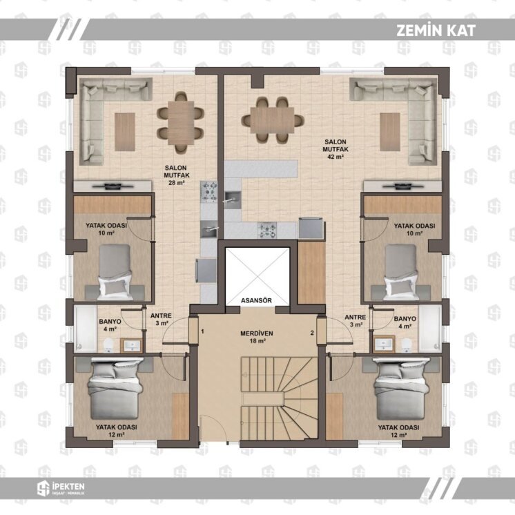 Lüks Modern Daireler Satılık – Konyaaltı, Antalya