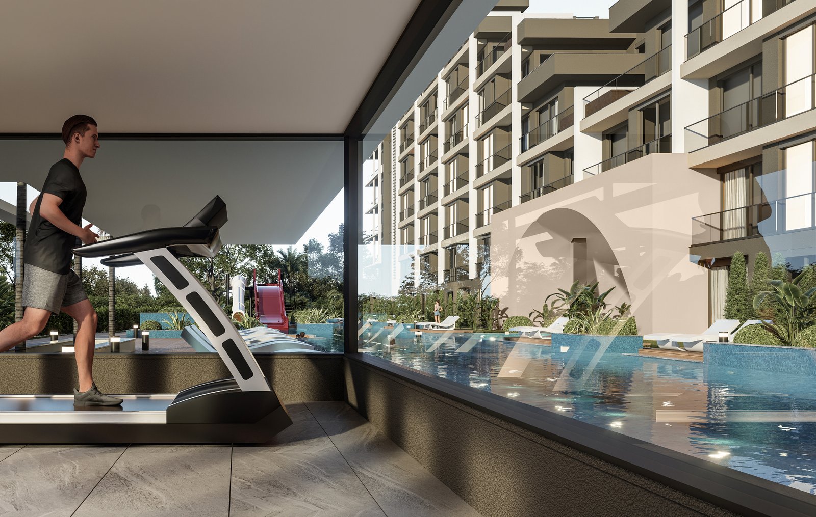 Luxury 2+1 Apartments in Antalya's Exclusive Residential Project Near Lara Beach