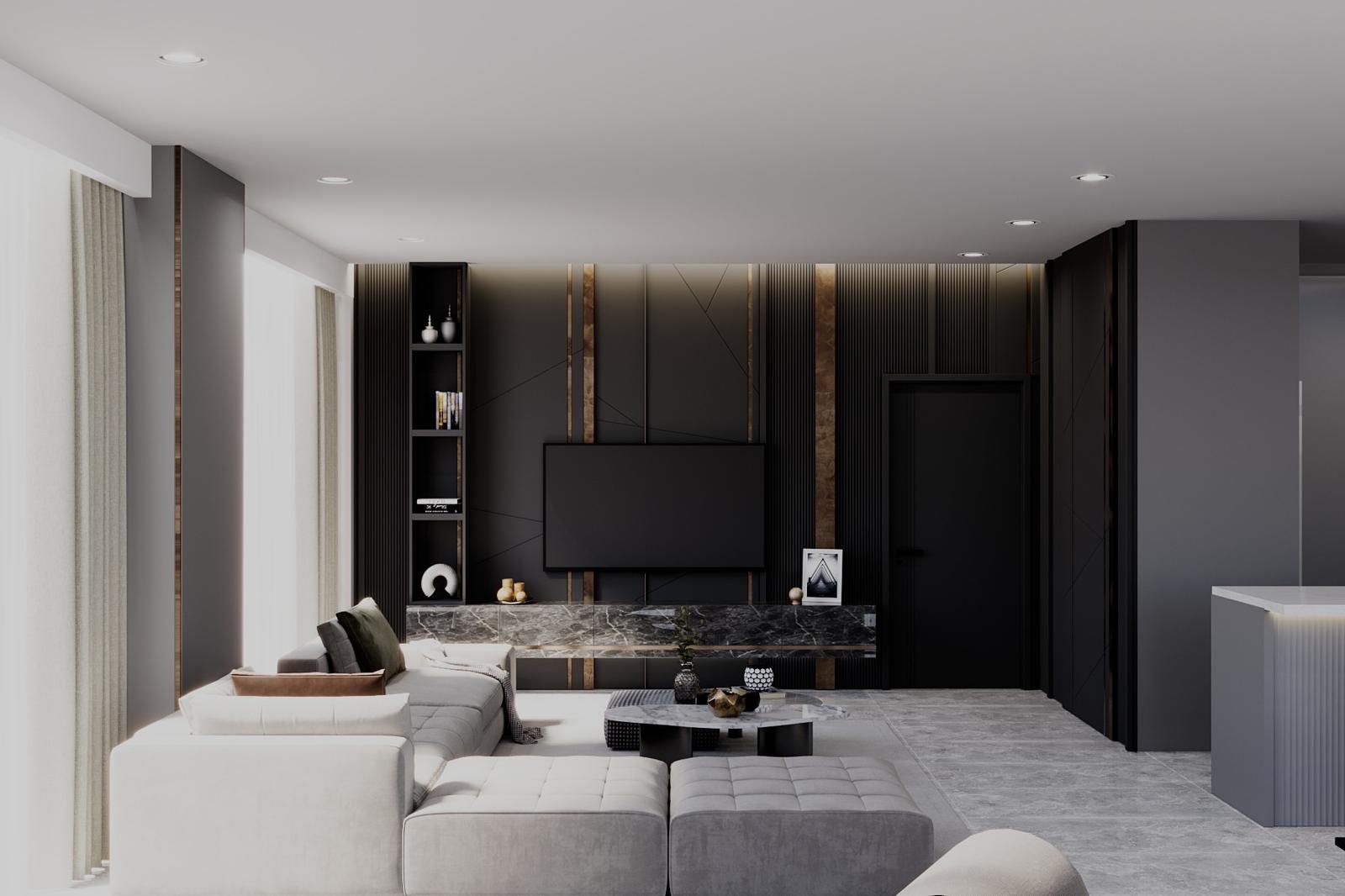Lüks 6 Yatak Odalı Triplex Villa - Türk Vatandaşlığına Uygun Molla Yusuf