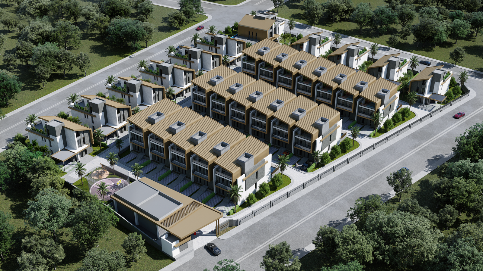 Lara Plajı'na Yakın Lüks 6 Yatak Odalı Villalar Antalya