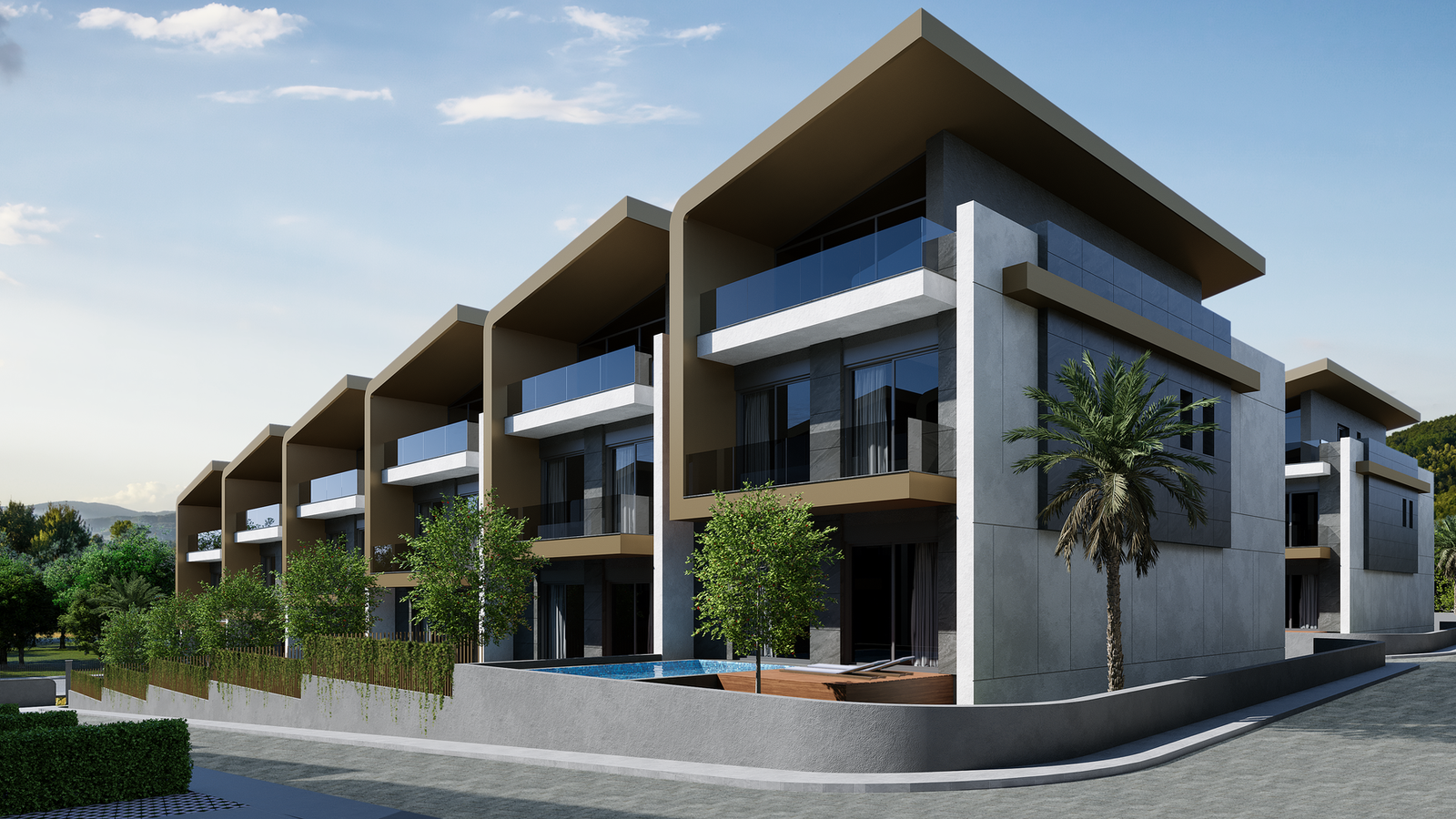 Lara Plajı'na Yakın Lüks 6 Yatak Odalı Villalar Antalya