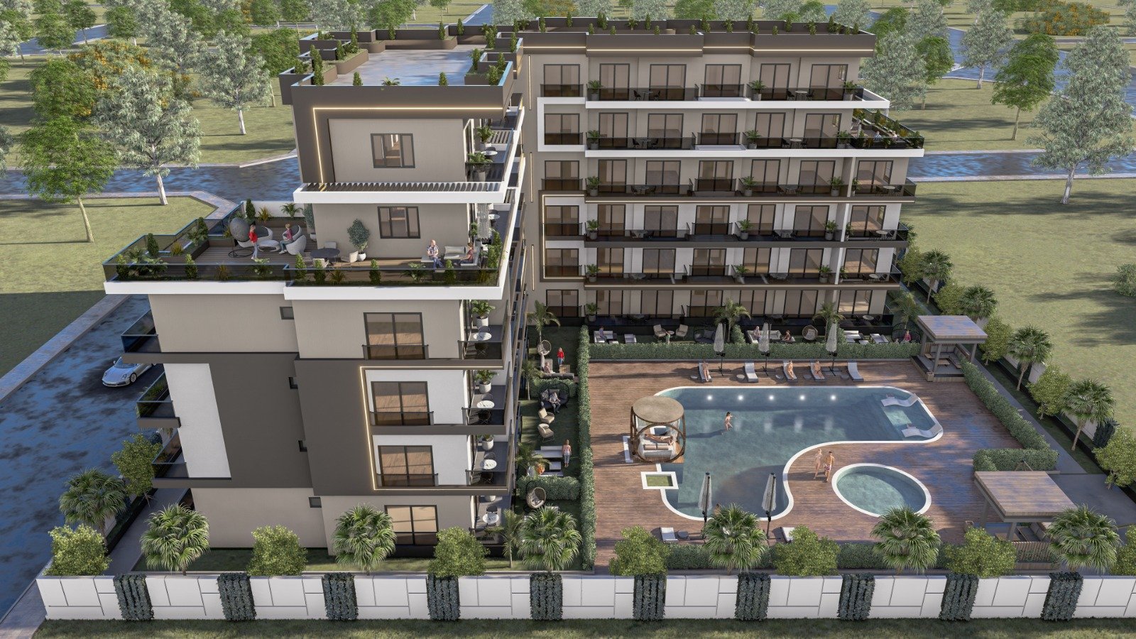 Premium Two-Bedroom Apartments for Sale in Antalya
