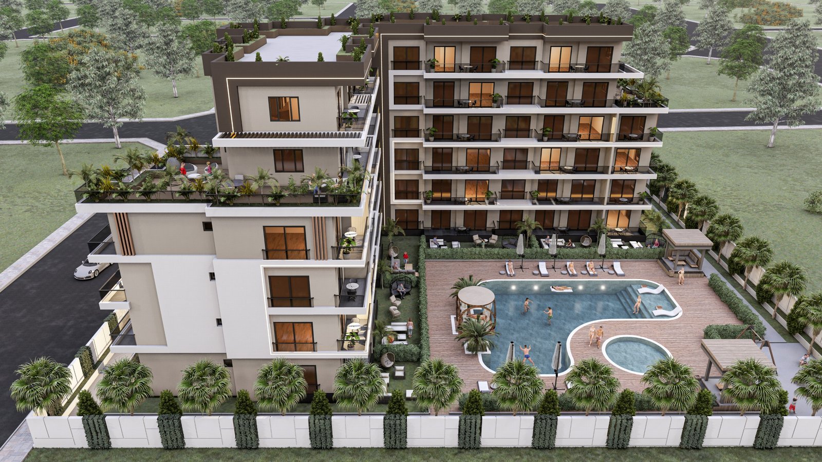 Premium Two-Bedroom Apartments for Sale in Antalya