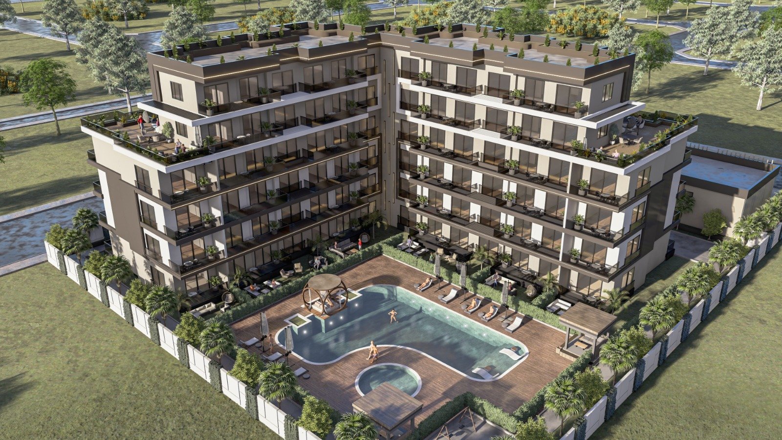 Premium Two-Bedroom Apartments for Sale in Antalya