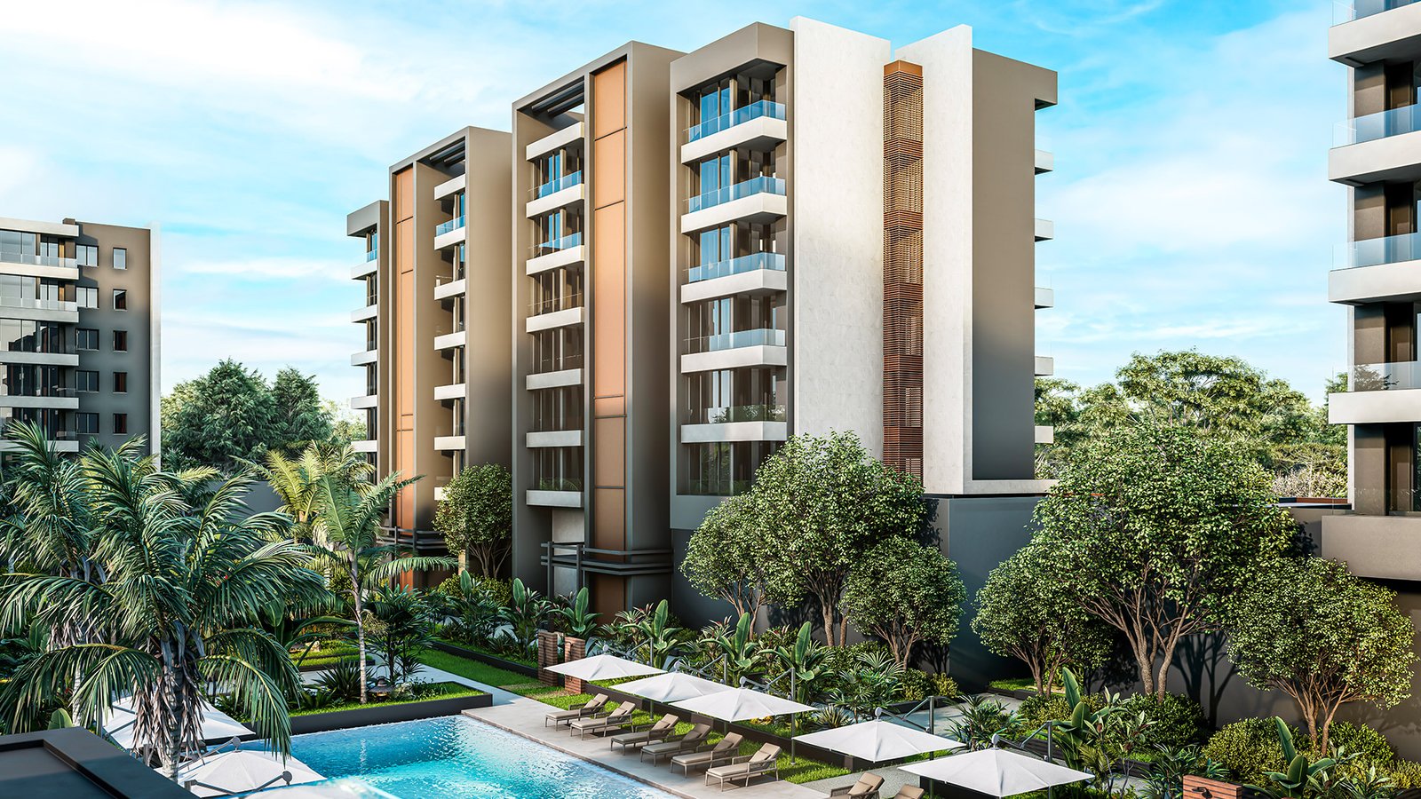 Luxury City View Apartments for Sale in Antalya 