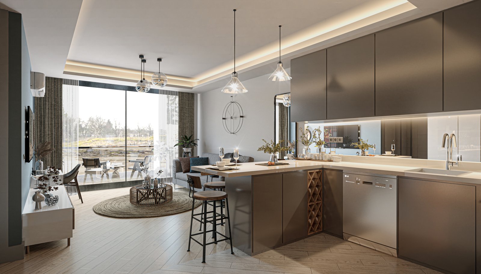 Luxury Flats for Sale in Altintas, Antalya