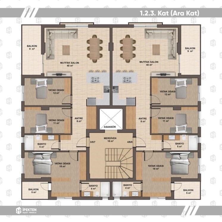 Luxury Modern Apartments for Sale in Konyaaltı, Antalya