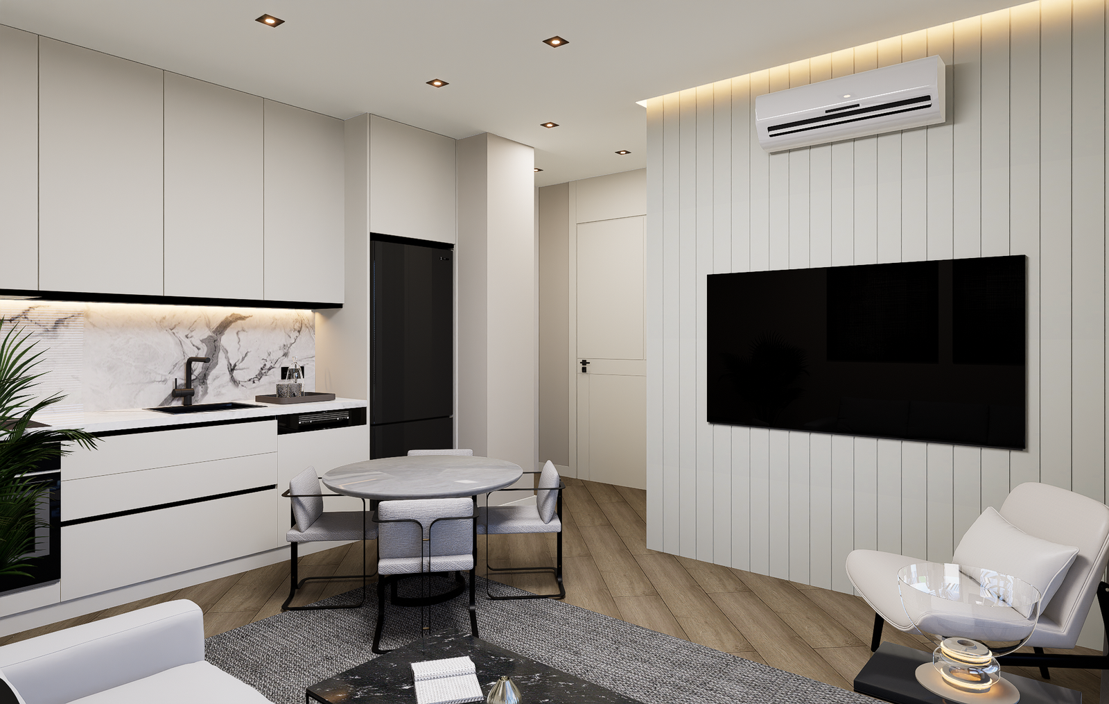 Luxury 2+1 Apartments in Antalya's Exclusive Residential Project Near Lara Beach