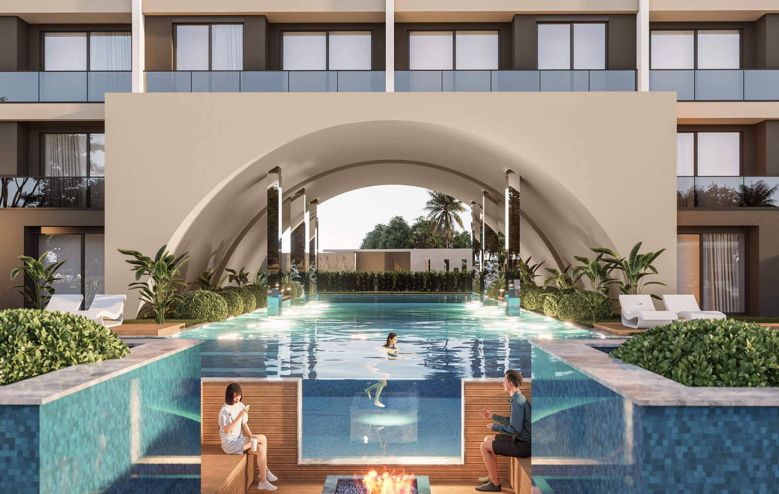 Luxury 2+1 Apartments in Antalya's Exclusive Residential Project Near Lara Beach