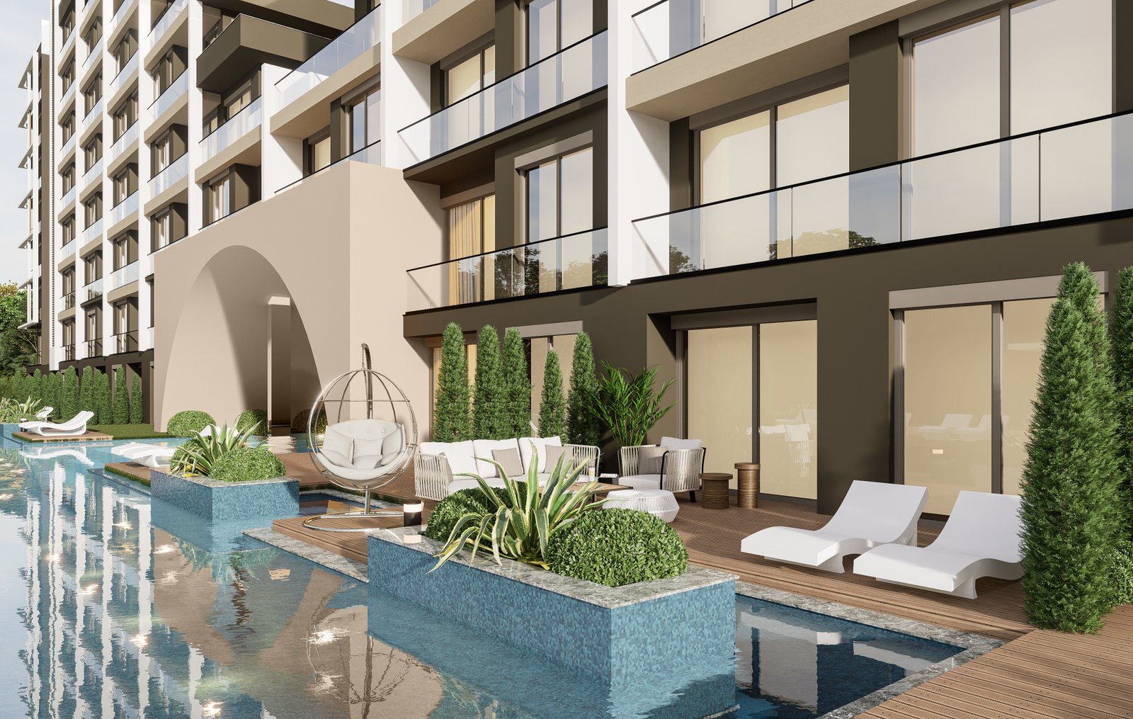 Luxury 2+1 Apartments in Antalya's Exclusive Residential Project Near Lara Beach