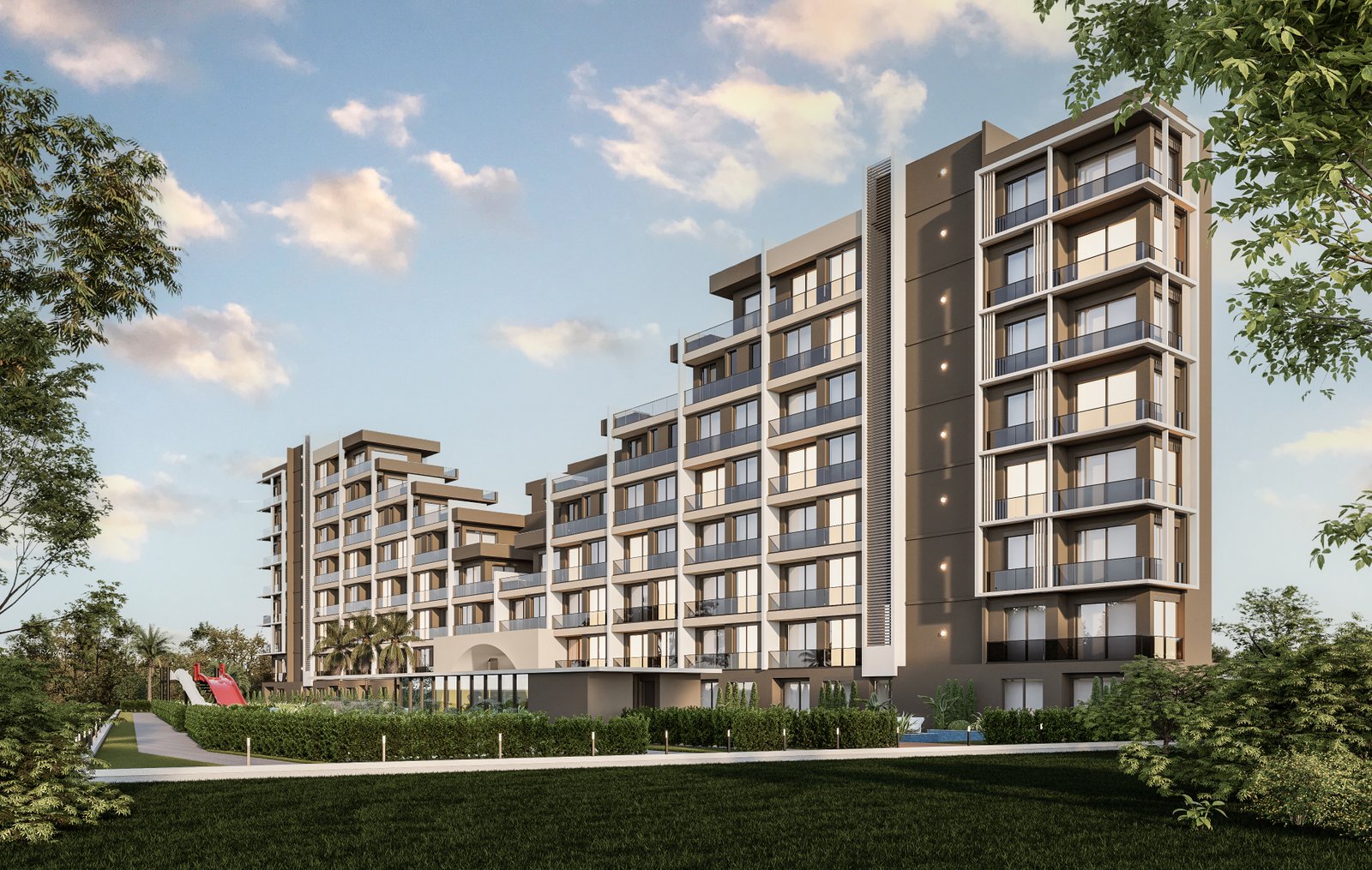 Luxury 2+1 Apartments in Antalya's Exclusive Residential Project Near Lara Beach