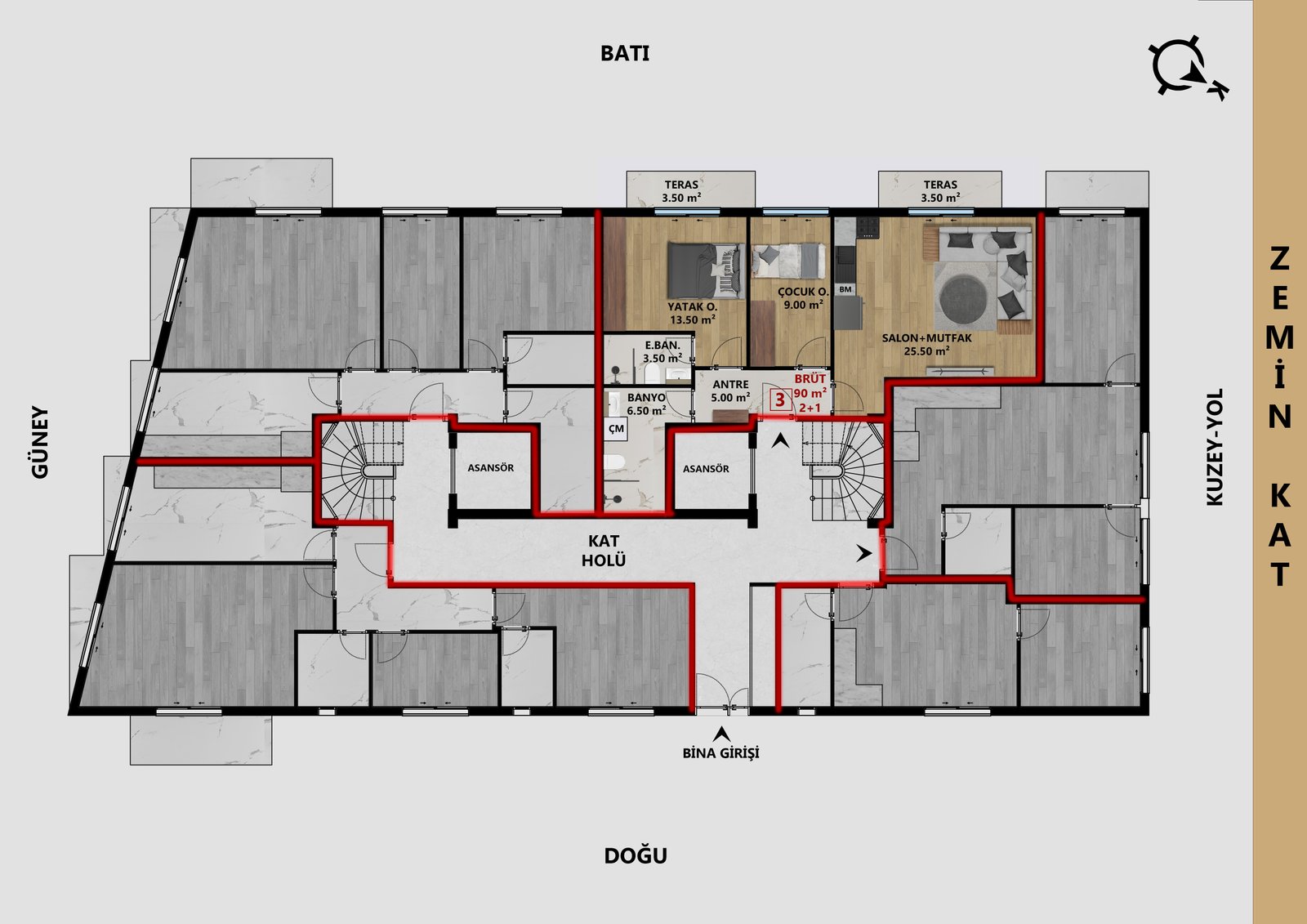 Luxury Duplex Apartments in Muratpaşa, Antalya - 500 Meters from the Sea