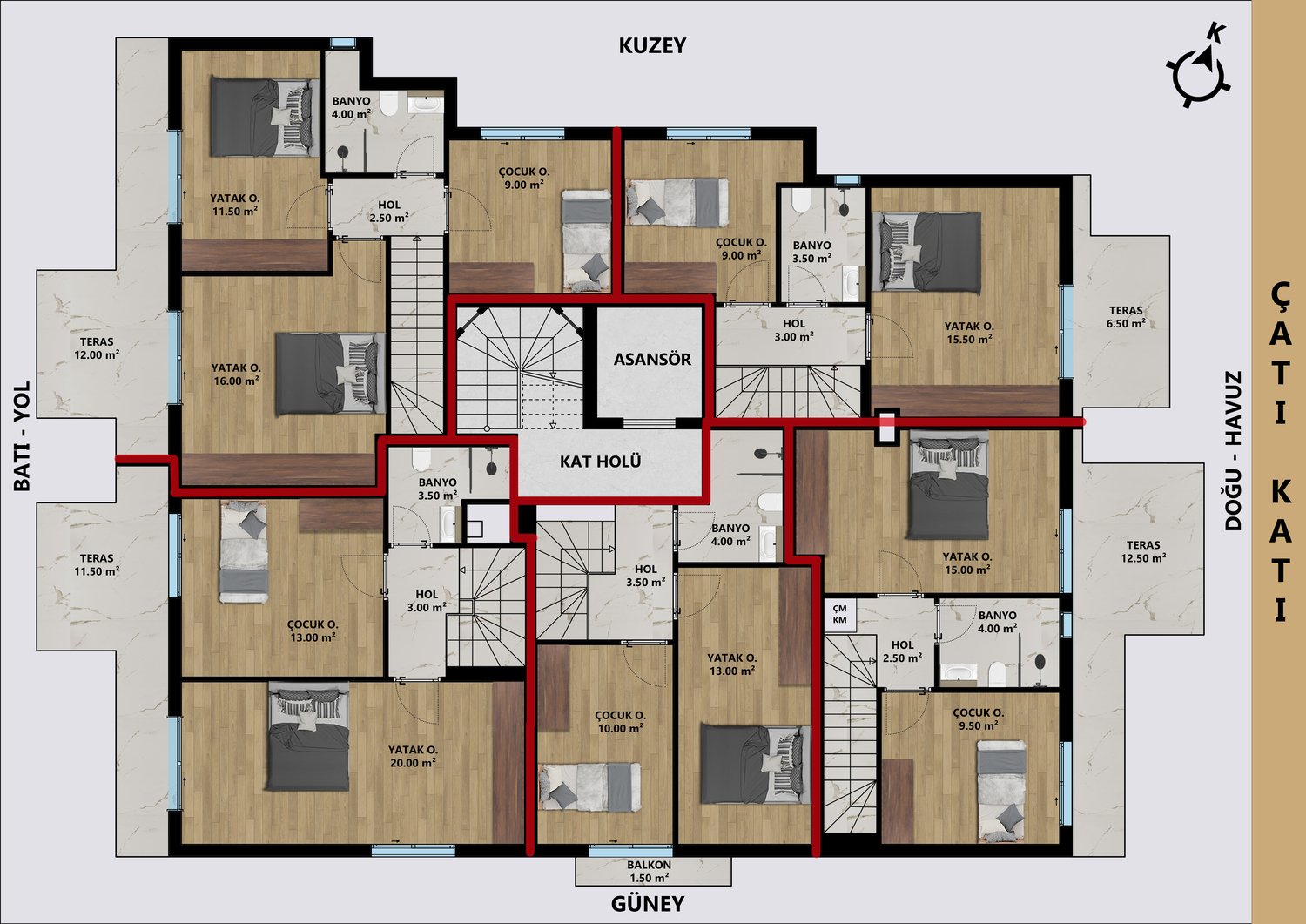 Luxury Modern Apartments in Antalya Near the City Center