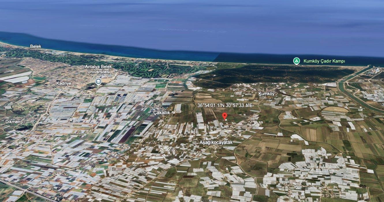 Premium 9,843.33 m² Investment Land for Sale | Kundu – Kadriye, Antalya