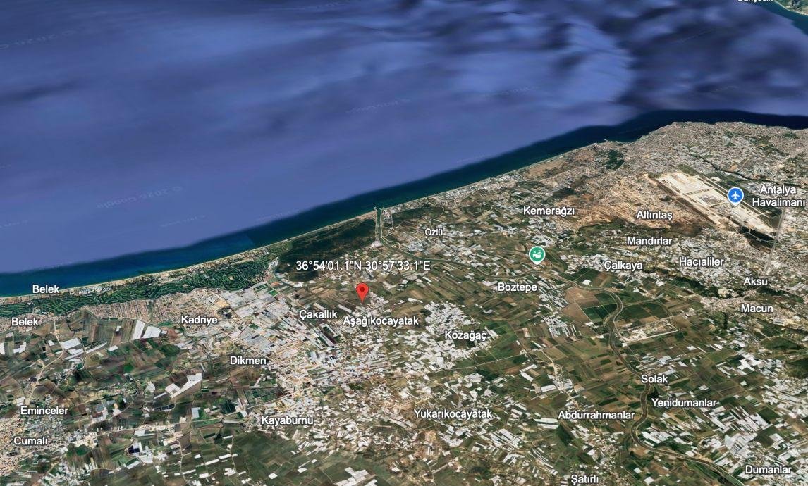 Premium 9,843.33 m² Investment Land for Sale | Kundu – Kadriye, Antalya